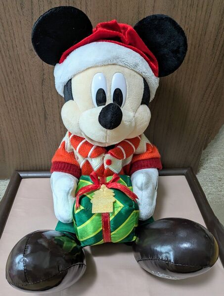 ミッキーマウス クリスマス ぬいぐるみ サンタ プレゼント Disney