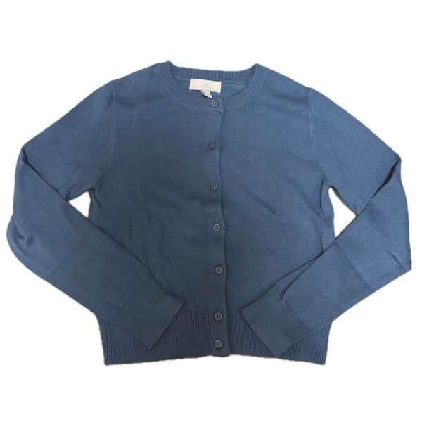 H&M ファインニットカーディガン XS ブルー
