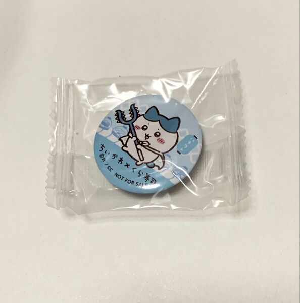 ちいかわ くら寿司 ハチワレ 缶バッジ ビッくらポン