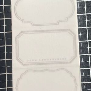 5フレームラベルブック 大枝活版室