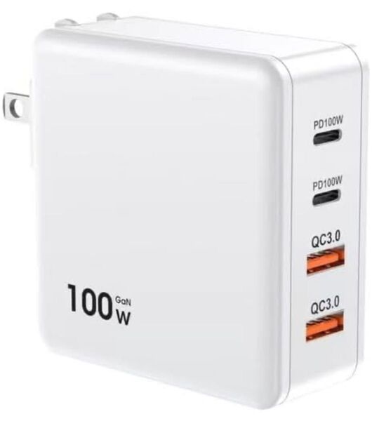 充電器 タイプc 100w PD 急速充電器 4ポート同時充電 軽量 小型 USB PD3.0/QC3.0/PPS/SCP規格