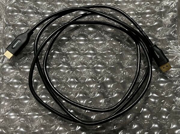 DisplayPort HDMI 変換ケーブル 4K@30Hz 1.8m ブラック