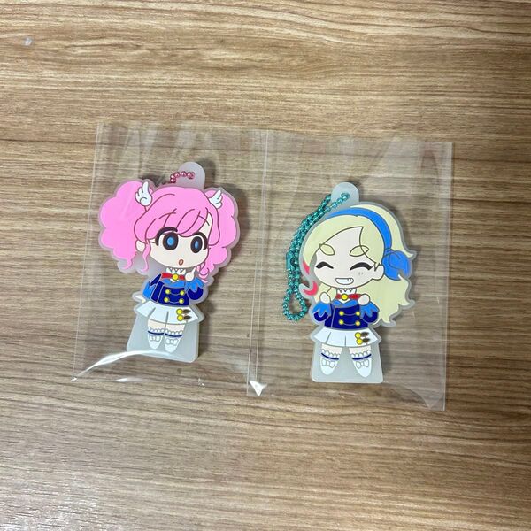 アイカツ ラバーマスコット 黒沢凛 天羽まどか