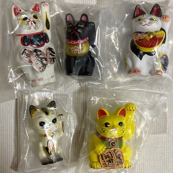 ケンエレファント ミニチュアコレクション 招き猫ミュージアム公式 5種セット