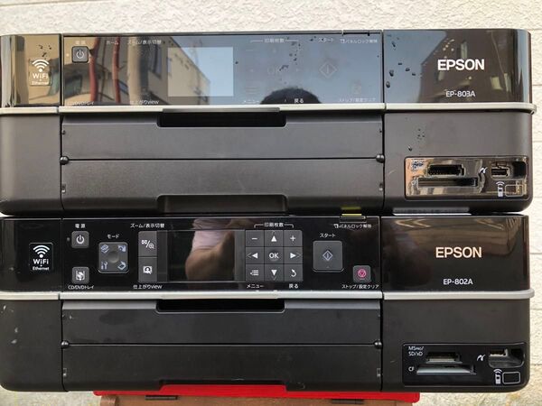 ジャンク エプソン 2台 EP-802A EP-803A EPSON EP プリンター