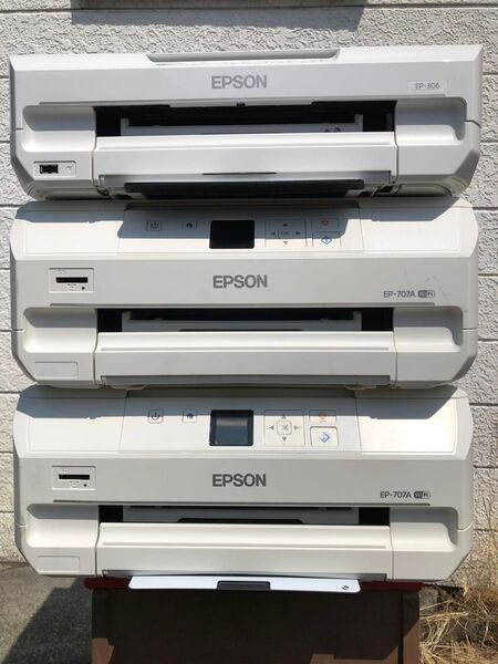 ジャンク エプソン 3台 EP-707A EP-306 EPSON EP プリンター