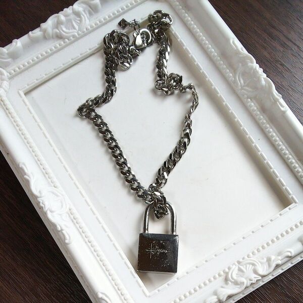 ★・JEYSUS PADLOCK 南京錠モチーフ ネックレス ロックテイスト シルバーカラー