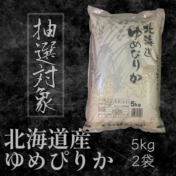 大抽選会対象 旭川食糧 北海道産 令和6年度産 ゆめぴりか 和紙包装 5kg×2袋 計10kg 贈答