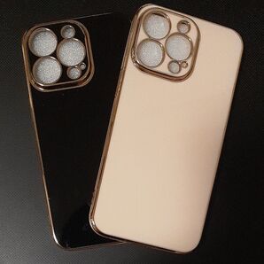iPhone 13pro ケース ブラック & ピンク 2点セット