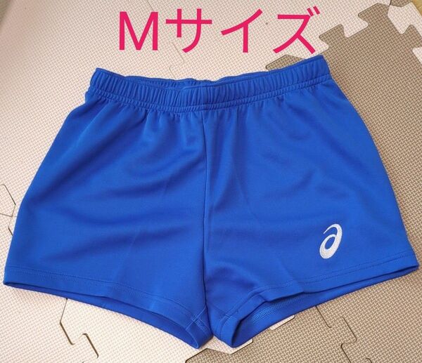 asics バレーボールゲームパンツ ショートパンツブルー Mサイズ 2052A311