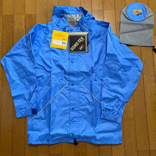 スミクラ GORE-TEX レインジャケット Lサイズ 青