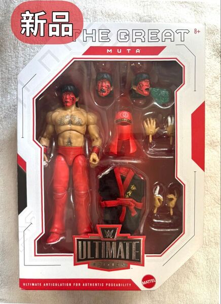 wwe マテル グレート ムタ フィギュア プロレス 人形 アルティメットエディション 新品 WCW the great muta