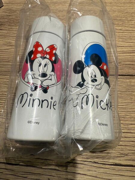 ミッキー&ミニーデザインアートオリジナルボトル非売品