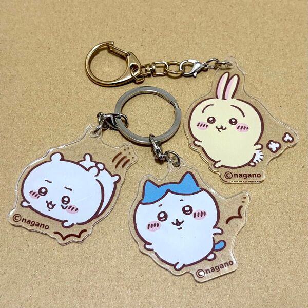 ちいかわ アクリルキーホルダー 2点セット ちいかわ うさぎ ハチワレ