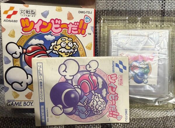 【ソフト付き】ゲームボーイ ツインビーだ 箱説明書ソフト付き