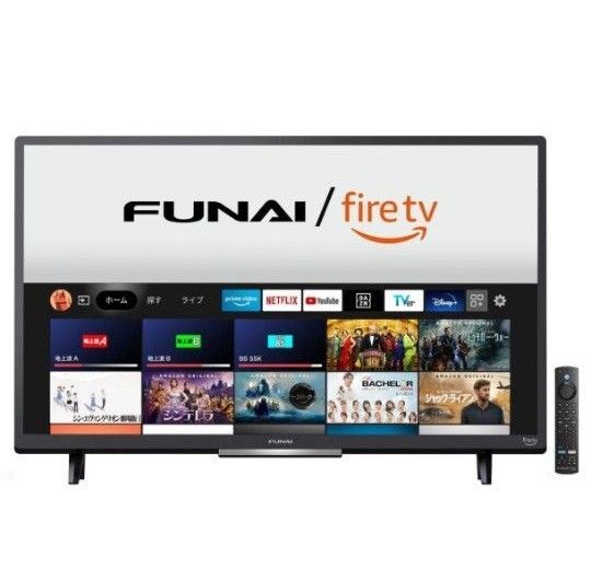 FUNAI Fire TV搭載スマートテレビ 32V型ハイビジョン液晶テレビ Alexa ダブルチューナー FL-32HF140