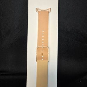 新品未使用・未開封 Google Pixel Watch Bandツートーン レザーバンド Linen Lサイズ