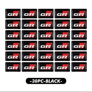トヨタGR 高品質立体成型ステッカー30p。新製品。激安価格値引き交渉不可。