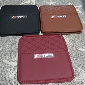 TRD シ―トバック収納レザーバック。ブラックorワインレッドorブラウンからお選びください。1個価格。激安価格値引き交渉不可