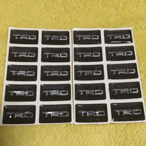 TRD 立体成型ステッカー20p。激安価格値引き交渉不可。