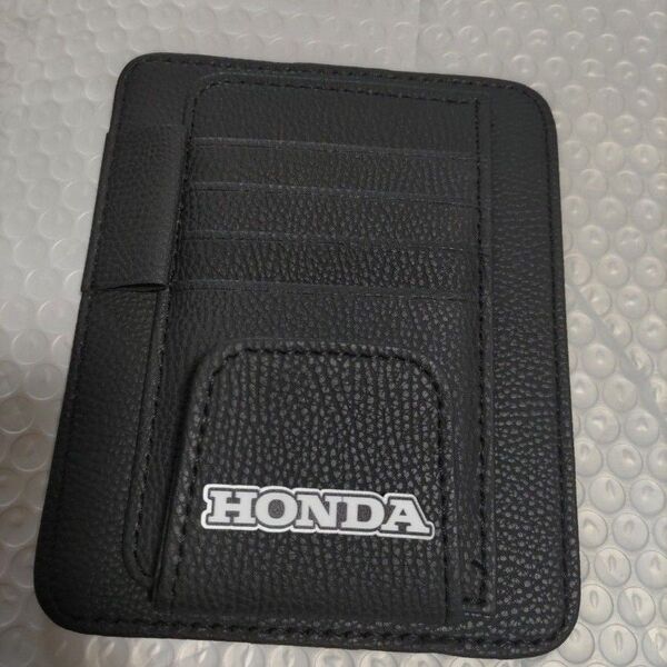 ホンダレザー サンバイザーカードホルダー。他にべージュ色もございます。激安価格値引き交渉不可。