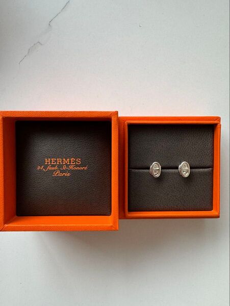 新品未使用 エルメス HERMES シェーヌダンクルピアス ピアス