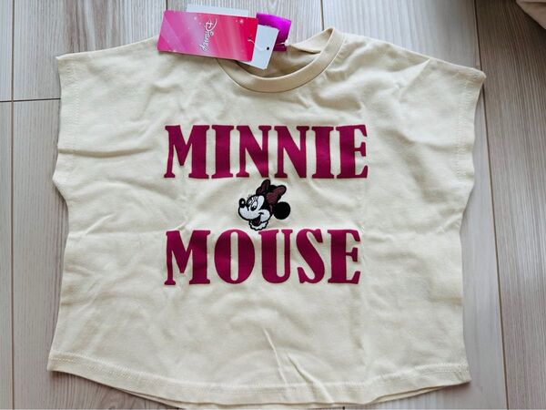 Disney ミニーマウス Tシャツ アイボリー 新品 タグ付き