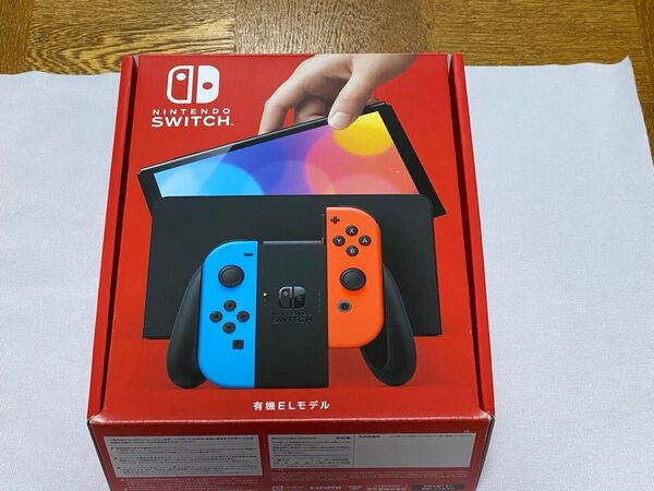 Nintendo Switch 有機ELモデル 2台ホワイトネオンレッド ネオンブルー ニンテンドースイッチ 任天堂 店舗印なし