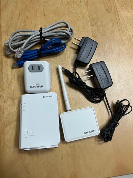 シャープ jh-rvb1 jh-a001 jh-ap01 太陽光発電モニタリング コントローラー中継機 電源タップセット