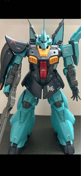 RE 1/100 ディジェ 組立・墨入れ・部分塗装シール貼り済 箱説無 中古 現状品 アムロ専用機 カラバ