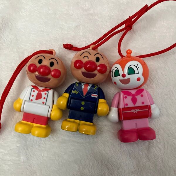 アンパンマン ブロックラボスイング ドキンちゃん 3個 人形 雑誌付録 非売品