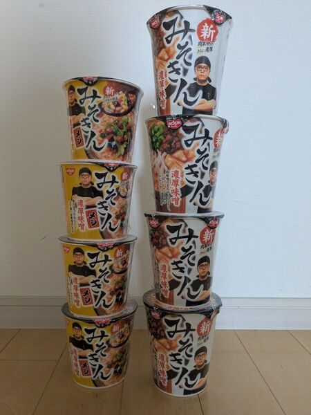 新みそきん 濃厚味噌ラーメン&メシ 各4個(計8個)