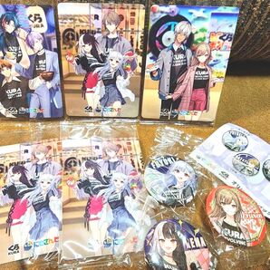 【にじさんじ】くら寿司 カード 缶バッジ セット