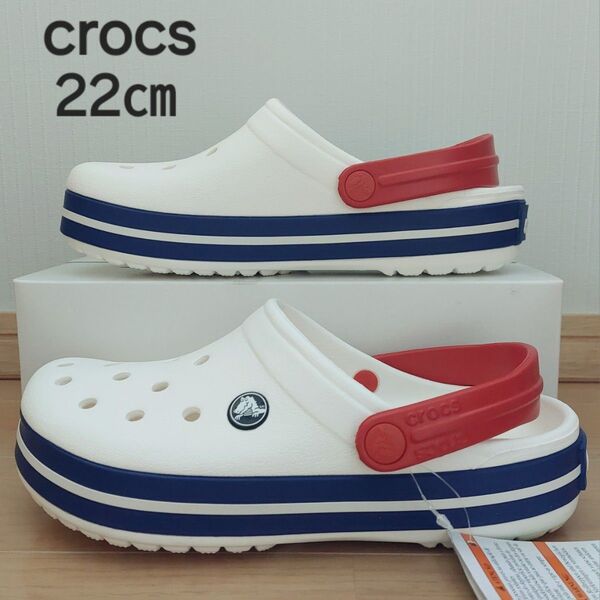 【6769】箱なし crocs クロックス M4W6 22㎝ ホワイト