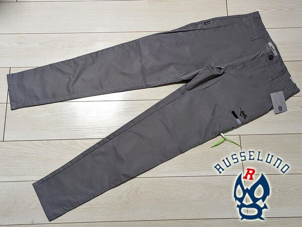 RUSSELUNO ラッセルノ ルチャ ゴルフパンツ メンズ 5 L グレー 灰色 定価15,400円 スラックス GOLF