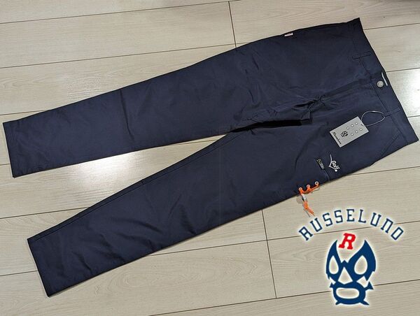 RUSSELUNO ラッセルノ ルチャ ゴルフパンツ メンズ 6 XL LL ネイビー 紺 定価15,400円 スラックス