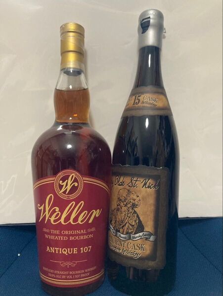ベリー オールド セントニック15年& ウェラー107ブランド セット