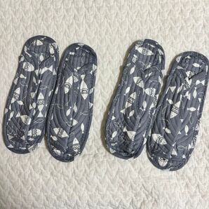 韓国イブル屋購入 キルトスリッパ ルームウェア ルームシューズ 多汗症対策 足汗対策 キルティングスリッパ 外反母趾予防 ヌビ
