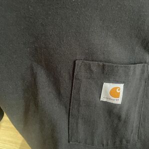 Carhartt ポケットTシャツ ブラック S