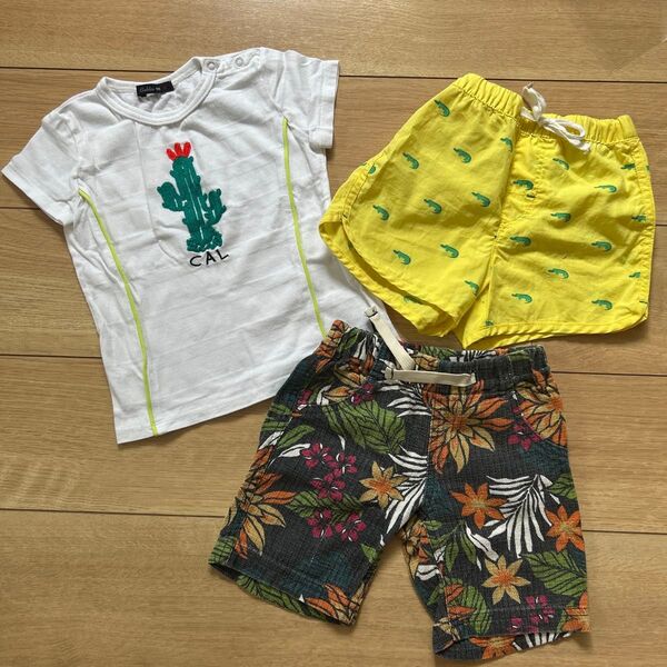 男の子 まとめ売り Tシャツ ハーフパンツ 90 h&mなど