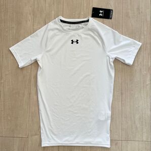 タグ付き 新品 アンダーアーマー コンプレッション ヒートギア LG ホワイト UNDER ARMOUR
