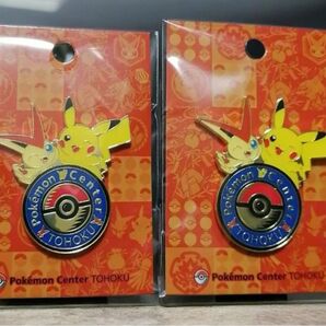 ポケモンセンタートウホク R ロゴピンズ 2個セット