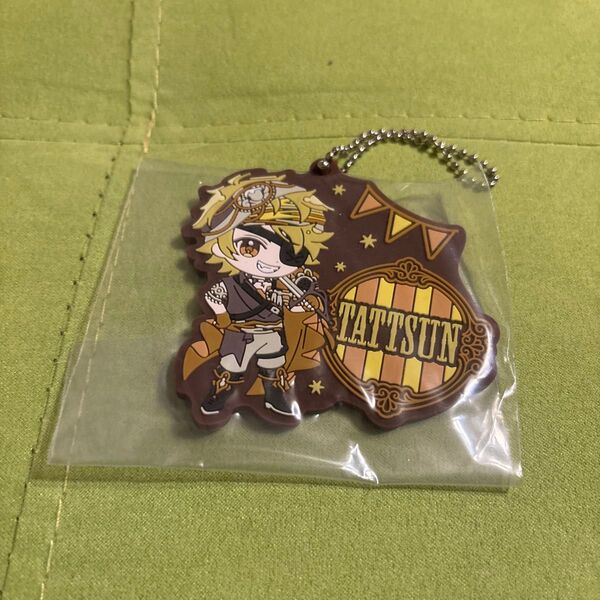 アクリルキーホルダー 一番くじ カラフルピーチ ラバーストラップ かっつん KATTSUN