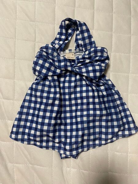 水着 スイムウェア ワンピース 女の子 チェック柄 女子