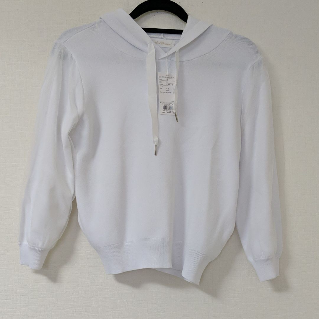 And coture ニット&チュール切り替えパーカー新品 | fpac.com.br