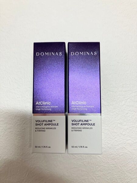 【新品・未開封】DOMINAS ドミナス アットクリニック ボルフィリンリンクルショット アンプル リニューアル版 50ml 2本