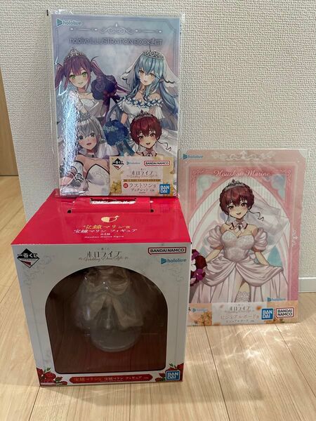 新品未開封 一番くじ ホロライブ 宝鐘マリン賞 フィギュア ラストワン賞 ビジュアルボード
