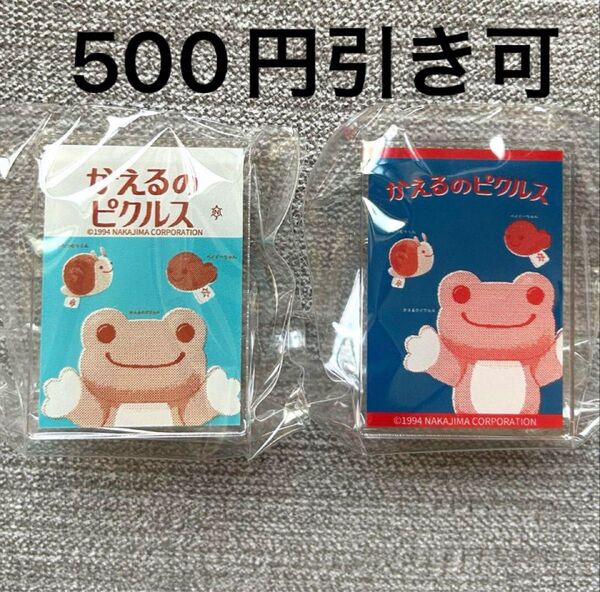 かえるのピクルス ポスター風アクリルバッジ 未開封新品 2個 クーポンで500円引き♪
