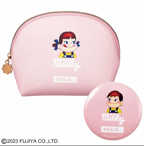 ぺこちゃん ぽこちゃん コスメポーチ MILKFED ミルクフェド コラボ