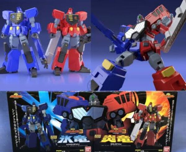 【24H再出品可】スーパーミニプラ 勇者王ガオガイガー3 超龍神 氷竜 炎竜 ミニプラ ガオガイガー SMP
